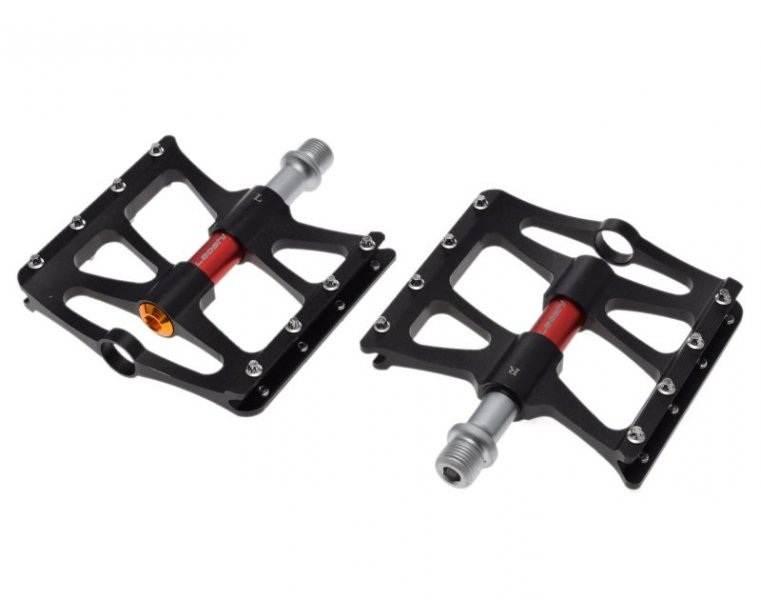 Pedał rowerowy alu platformowy czarne cnc 2 szt