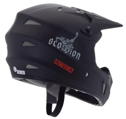 Kask rowerowy awina by moon bmx l czarny mat - zdjęcie 2