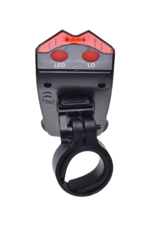 Lampa rowerowa tył led laser | AWR1310 - zdjęcie 4