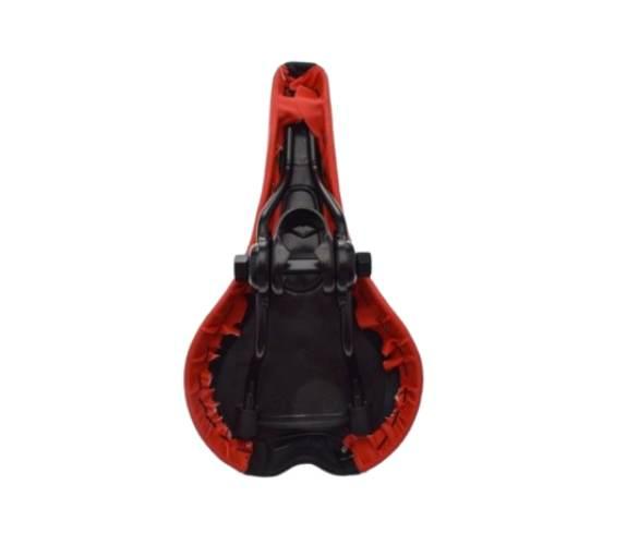 Siedzenie rowerowe mtb czarno/czerwone | AWR2035 - zdjęcie 2