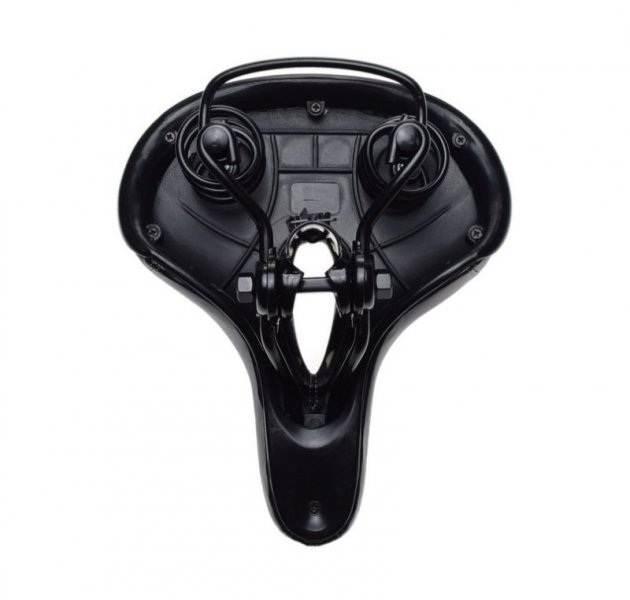 Siedzenie rowerowe na sprężynie czarne | AWR2074 - zdjęcie 2