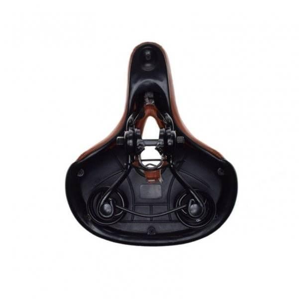 Siedzenie rowerowe na sprężynie brązowe | AWR2074BR - zdjęcie 2