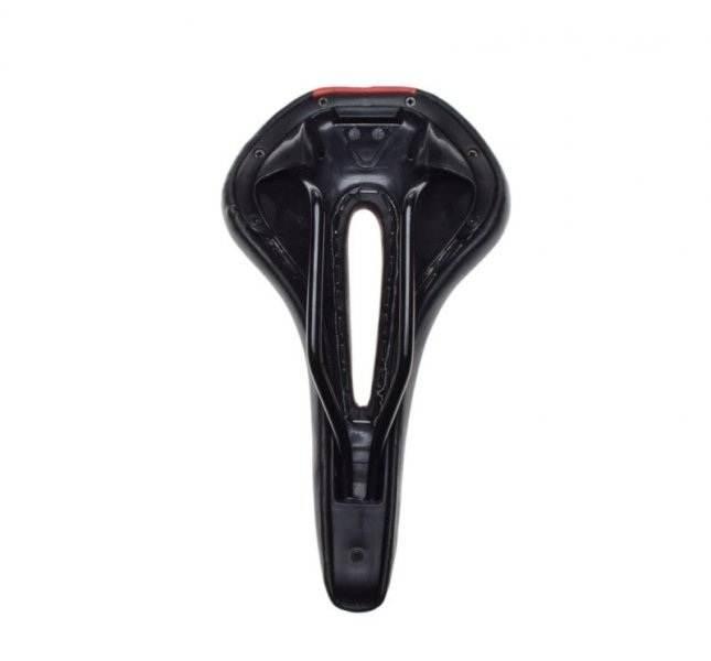 Siedzenie rowerowe mtb czarno/czerwone | AWR2076 - zdjęcie 2