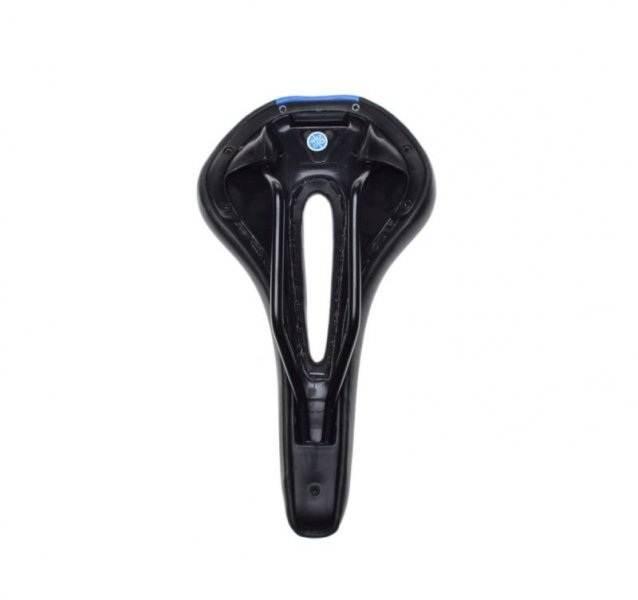 Siedzenie rowerowe mtb czarno niebieskie - zdjęcie 2