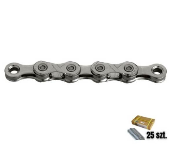 Łańcuch 10rzKMC X10 Grey 116og25 sztuk Folia - zdjęcie 3