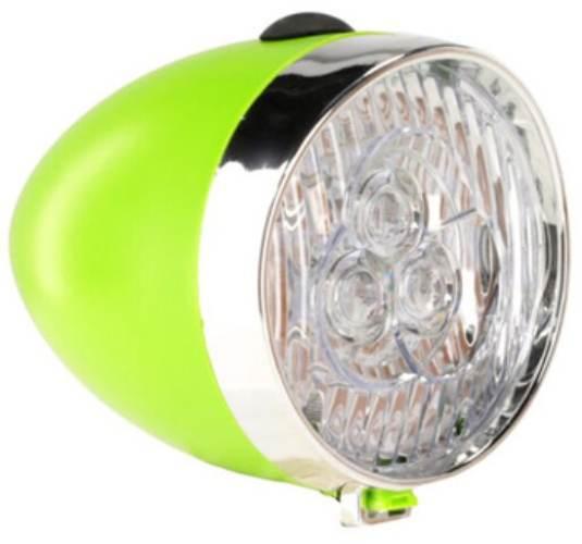 Lampa przód na Baterie QD-116 Retro Zielona - zdjęcie 3
