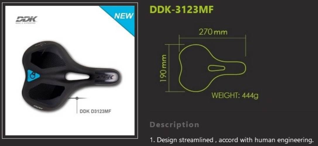 Siodło DDK D-3123MF E-Bike Treking & City - zdjęcie 4