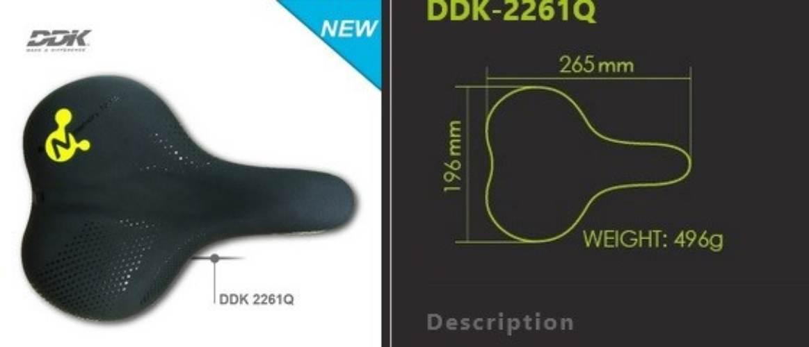 Siodło DDK D-2261Q E-Bike Treking & City - zdjęcie 6