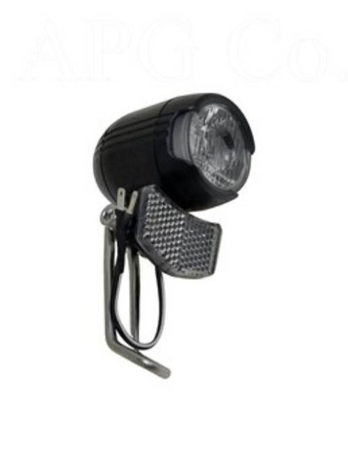 Lampa przód na dynamo XC-259A 1W E-Bike 30Lux - zdjęcie 2