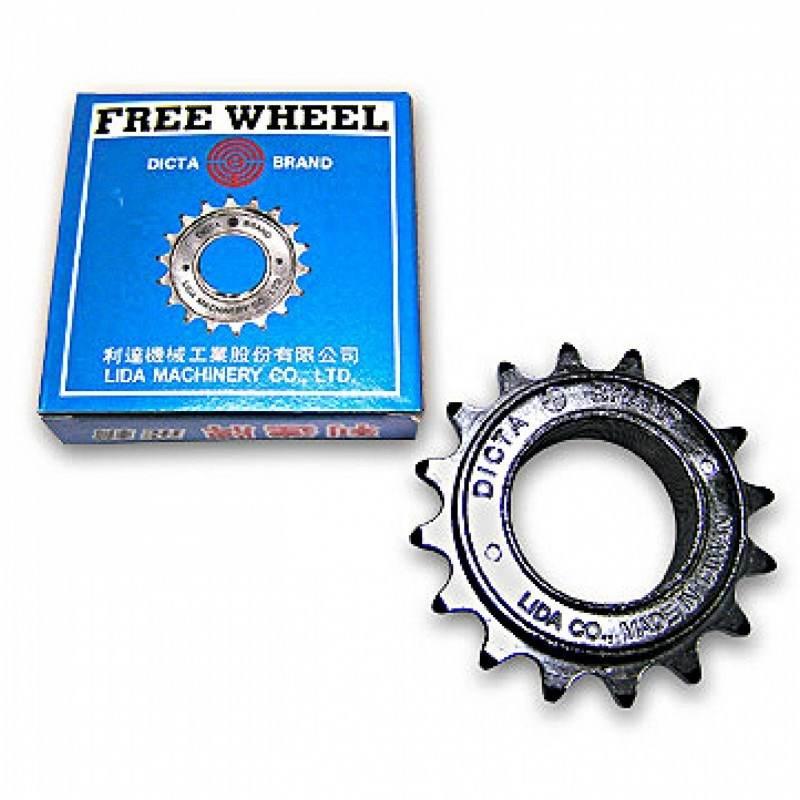 Wolnobieg 1rzBMX 19T chrom Dicta 1/2x1/8
