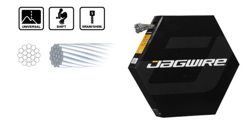 Linka przerzutki tył Jagwire Basic Box Galwanizowa - zdjęcie 2