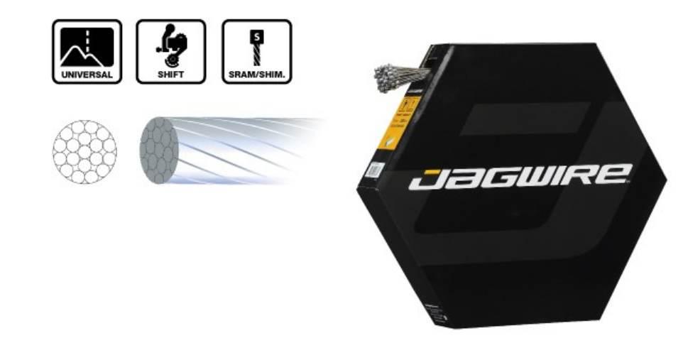 Linka przerzutki tył Jagwire Nierdzewna Sts 2300 1,1x2300 - zdjęcie 2