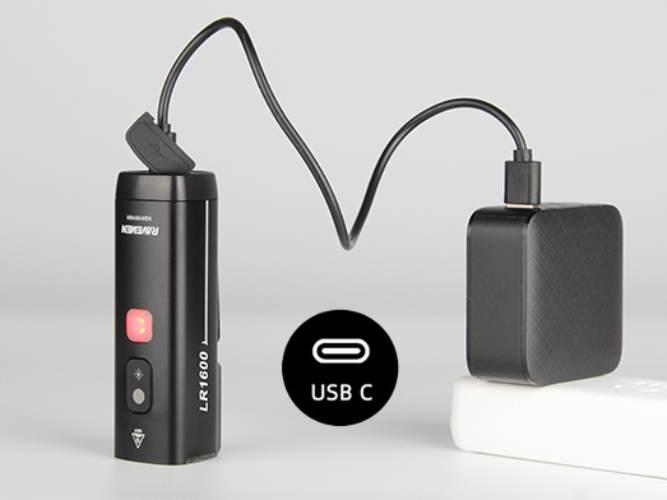 Lampa Przód Ravemen LR1600 Black - zdjęcie 11