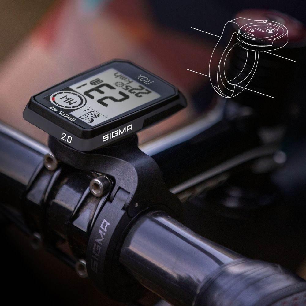 Licznik Sigma Rox 2.0 Black Top Mount Set New 2022 - zdjęcie 3
