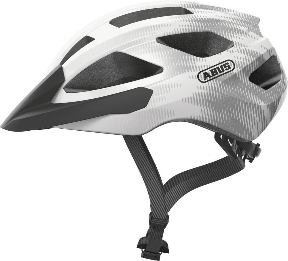 Kask ABUS MACATOR white silver | 4003318872327