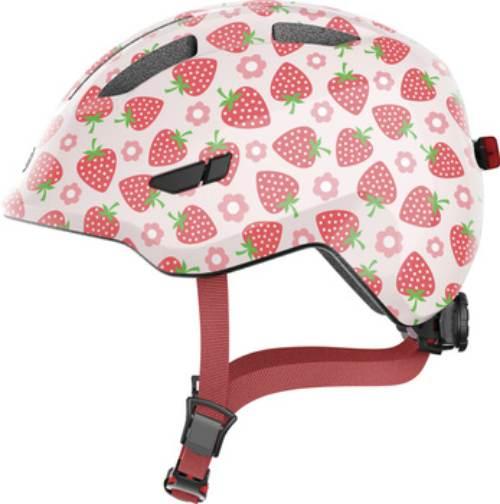 Kask ABUS SMILEY 3.0 LED rose strawberry - zdjęcie 3