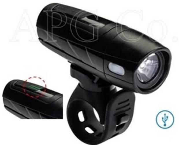 Lampa Przód XC-283LS USB 1Led 3W 1300 mAh 6 fun. - zdjęcie 2
