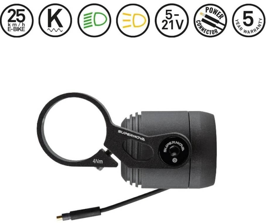 Lampa przód Supernova V521s HBM mocna kier 31,8 - zdjęcie 2