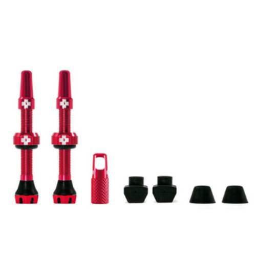 WENTYLE MUC-OFF TUBELESS 44MM CZERWONE Tubeless Va - zdjęcie 2