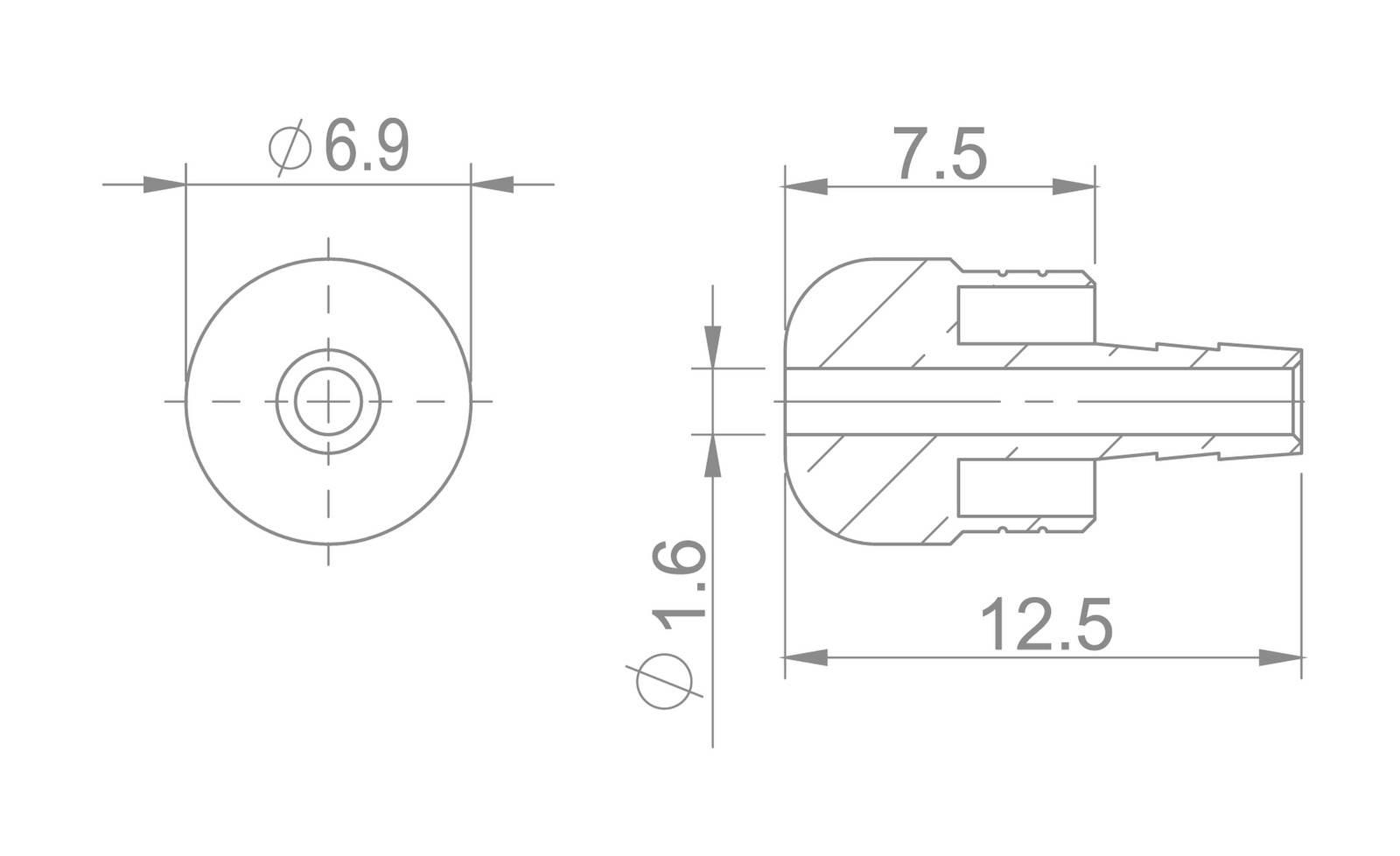 Oliwka wkład HBP-08 Brakco Hayes 2,5mm 100 sztuk - zdjęcie 2