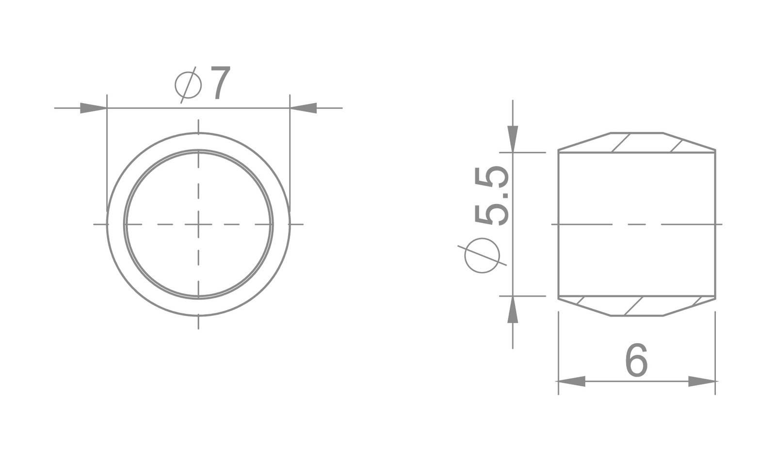 Oliwka HBP-10 Brakco Hayes 5,5mm 100 sztuk - zdjęcie 2