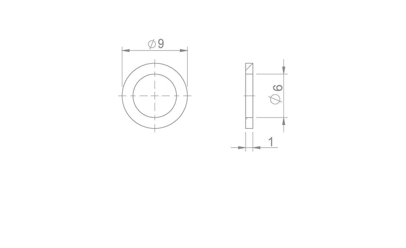 Oring hydrauliczny HBP-33 Brakco 1mm 20 sztuk - zdjęcie 2