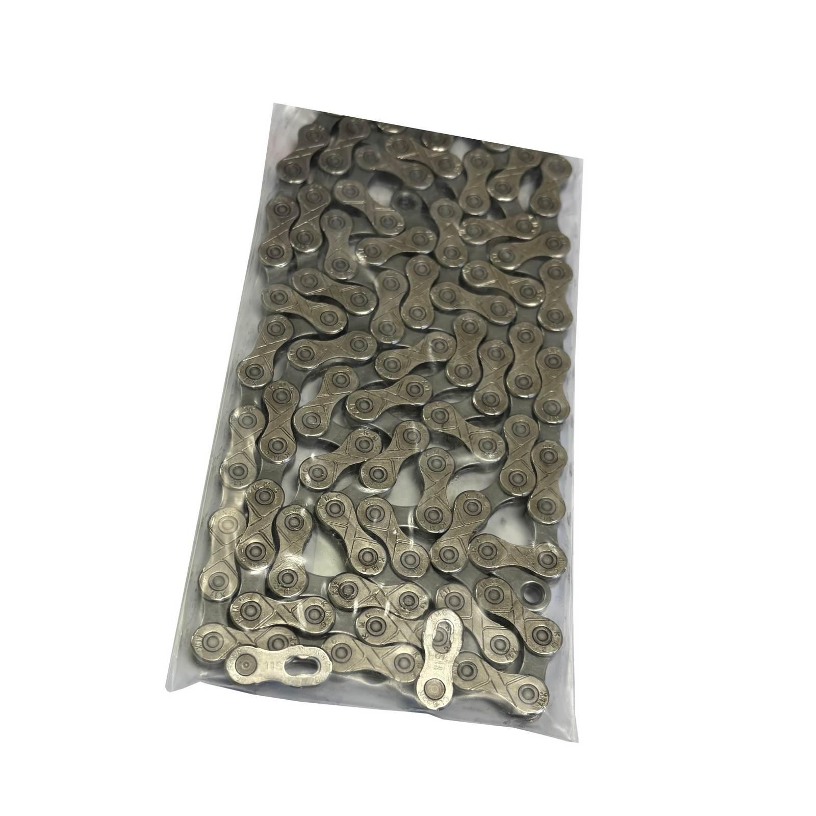 Łańcuch 11rzKMC X11 Silver/Grey 118og z CL555 Folia - zdjęcie 2