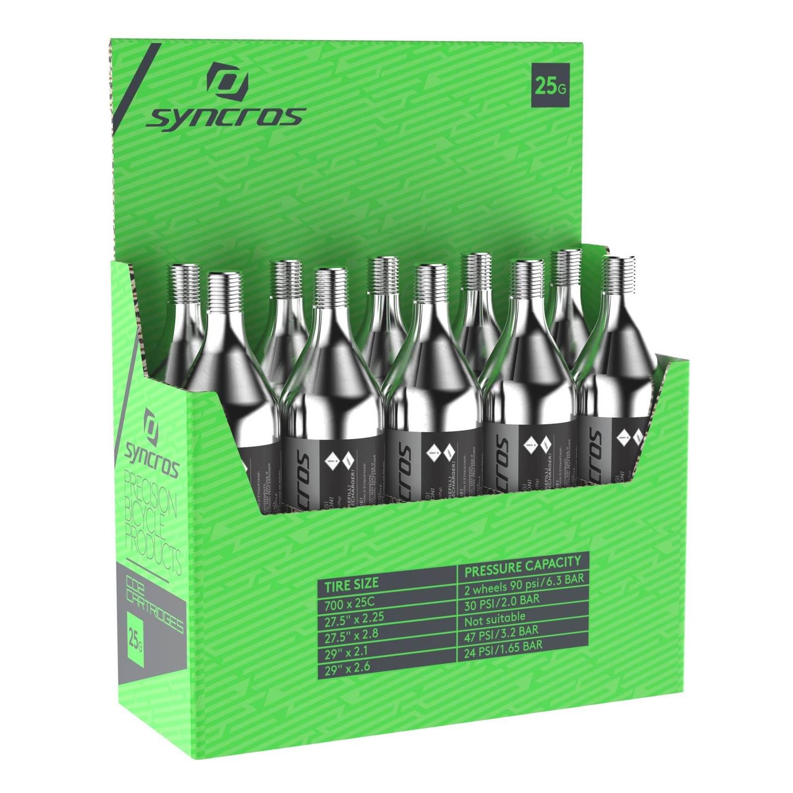 Nabój Syncros CO2 Cartridge 25g ThreadSilver One - zdjęcie 2