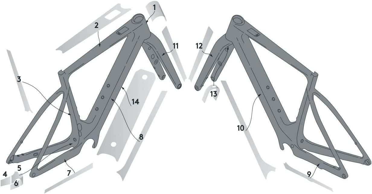 Folia Syncros Frame Protection Kit Lumen E-Ride Cl