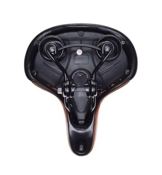 Siedzenie rowerowe na sprężynie brązowe | AWR2080B - zdjęcie 2