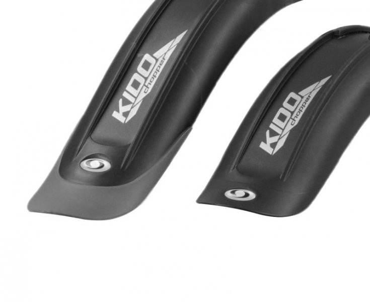 Błotnik rowerowy plastik 16 kido pro czar/tyt - zdjęcie 2
