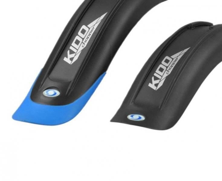 Błotnik rowerowy plastik 16 kido pro czar/nieb - zdjęcie 2