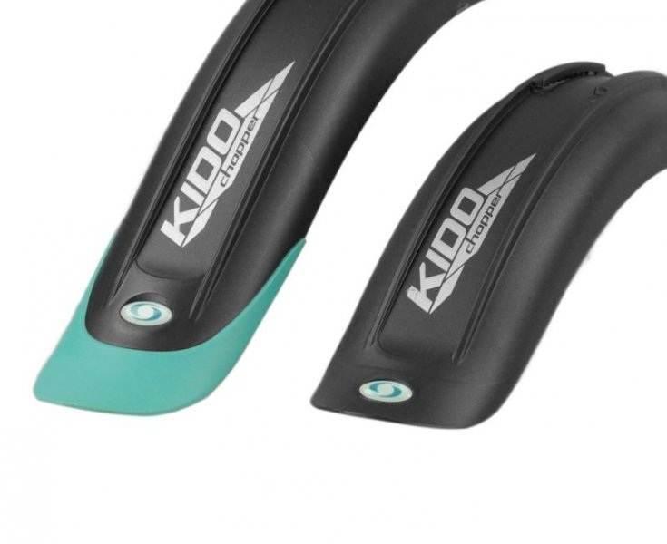 Błotnik rowerowy plastik 16 kido pro czar/mor - zdjęcie 2