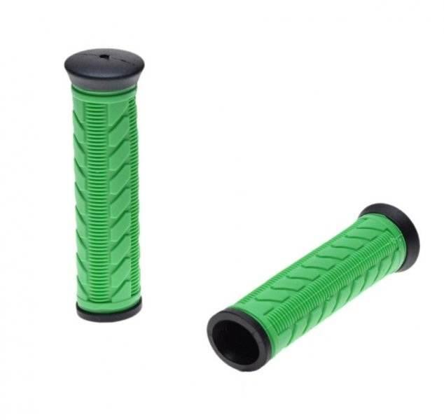 Chwyt kierownicy v-grip rowerowy gel zielony