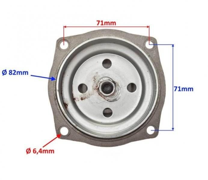 Sprzęgło silnik rowerowy kpl 4t pasek | AWRC10101B - zdjęcie 2