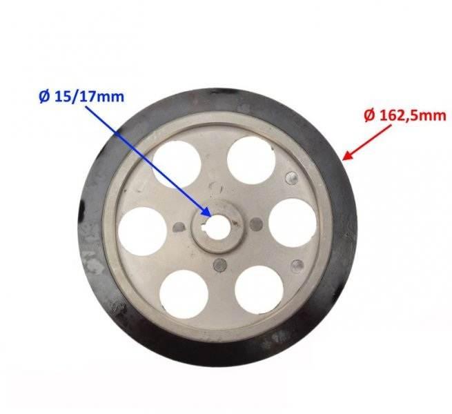Koło pasowe przekładni silnik rowerowy 4t - zdjęcie 2