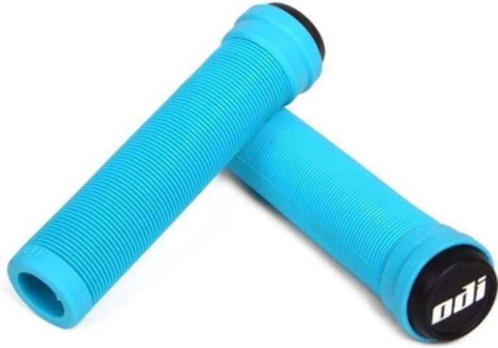 Chwyty kierownicy ODI BMX grips Longneck SL Flangeless Aqua Auqa Blue - zdjęcie 2