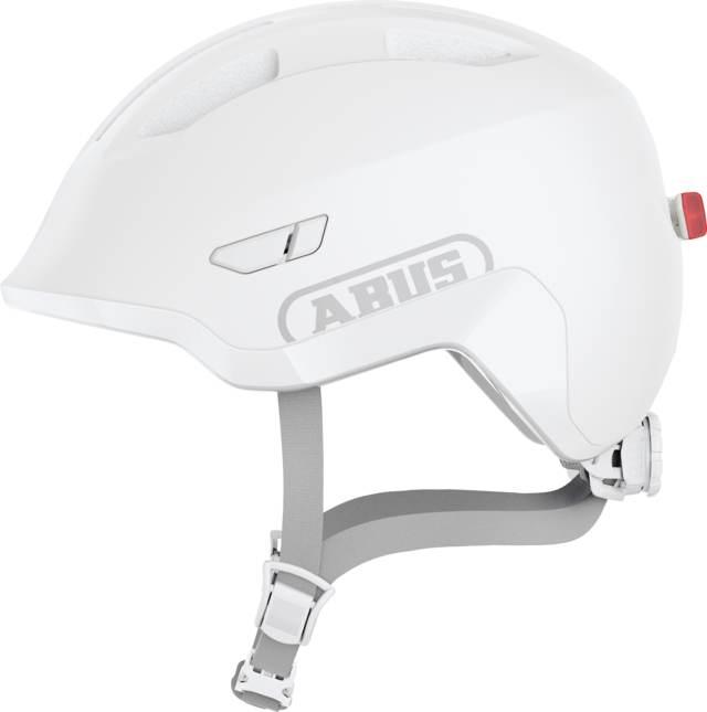Kask Abus KIDS SMILEY 3.0 ACE LED pure white