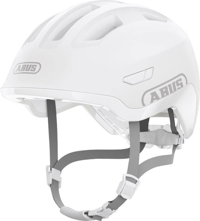 Kask Abus KIDS SMILEY 3.0 ACE LED pure white - zdjęcie 2