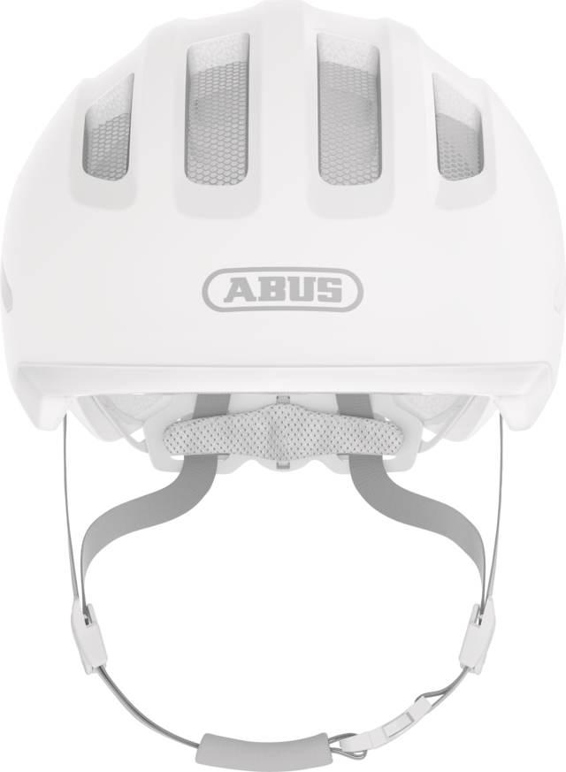Kask Abus KIDS SMILEY 3.0 ACE LED pure white - zdjęcie 3