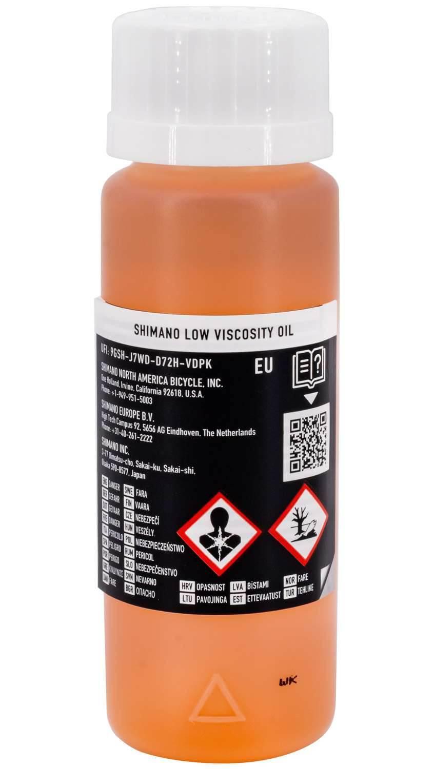Olej Mineralny Shimano Oil Low Viscose Bottle 1L - zdjęcie 2