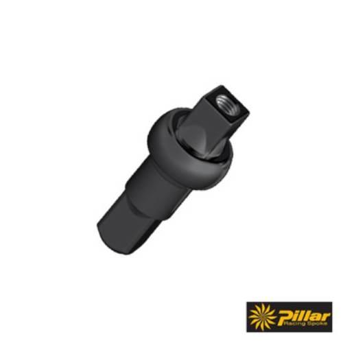 Nyple Mosiądz Pillar 16 mm Black na kwadrat - zdjęcie 2