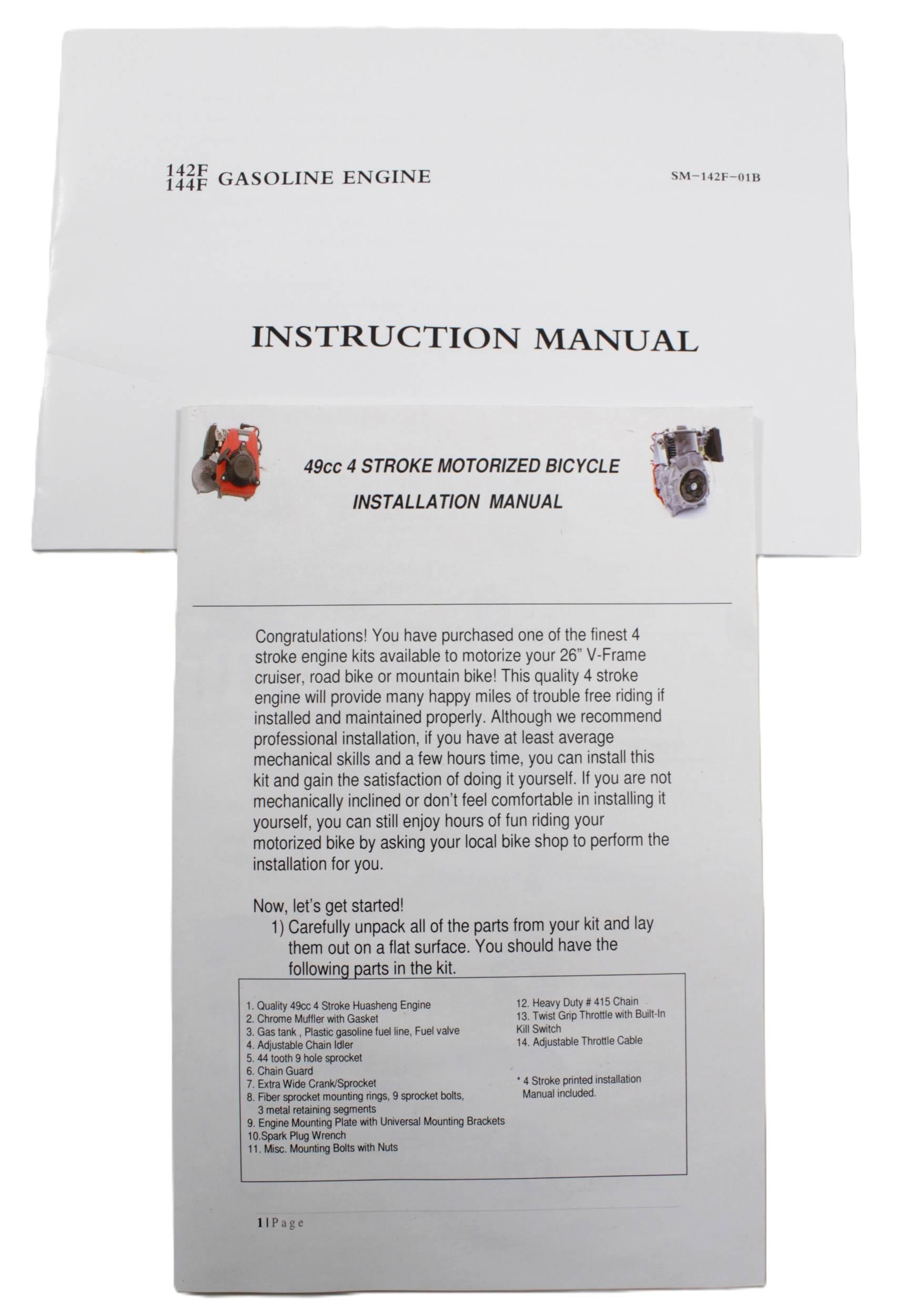 Silnik Roweru 4t 50ccm Gy61500009b | PF 10 101 1007 - zdjęcie 15