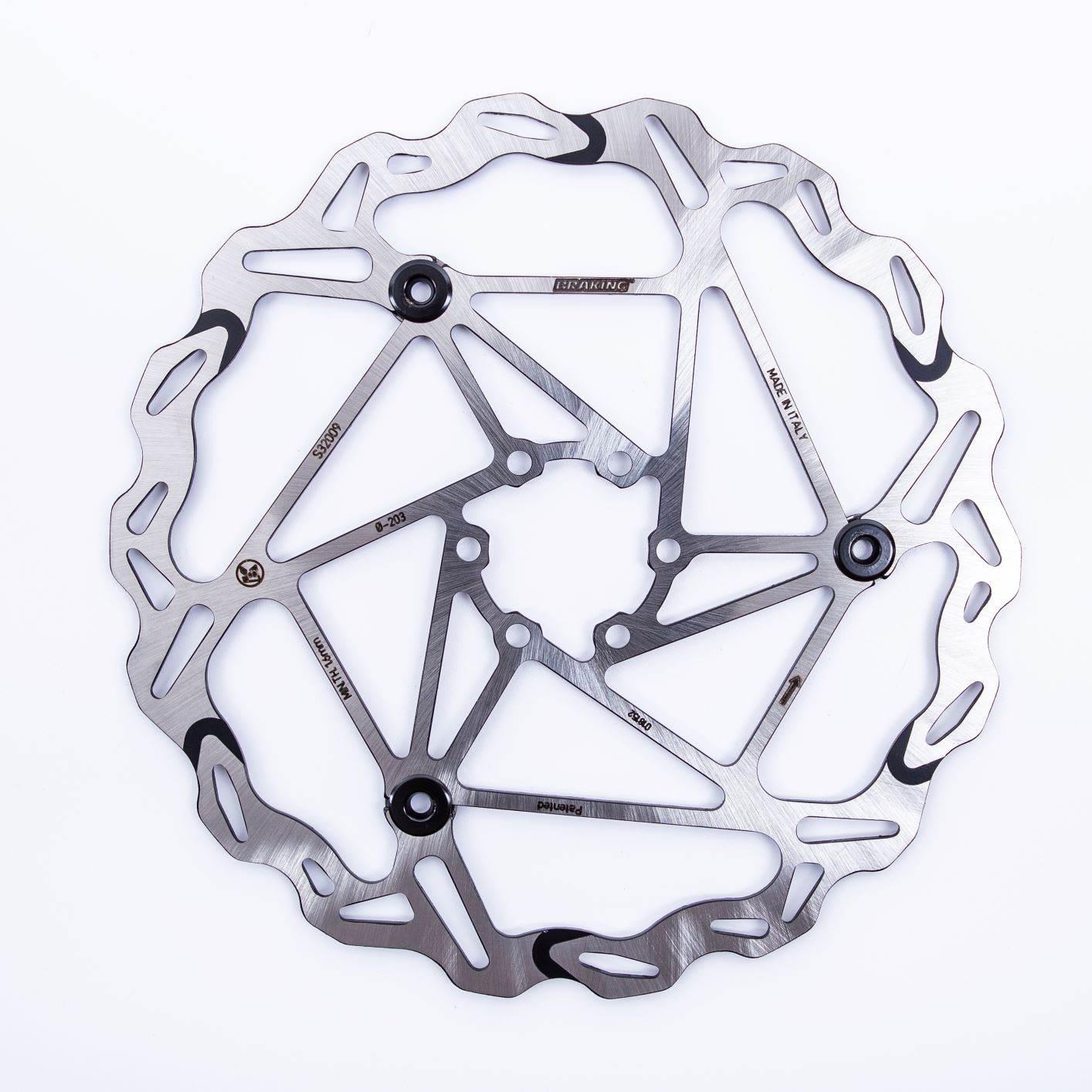 Tarcza Hamulcowa Braking Rowerowa Wave Pół-Pływająca 203mm S32009