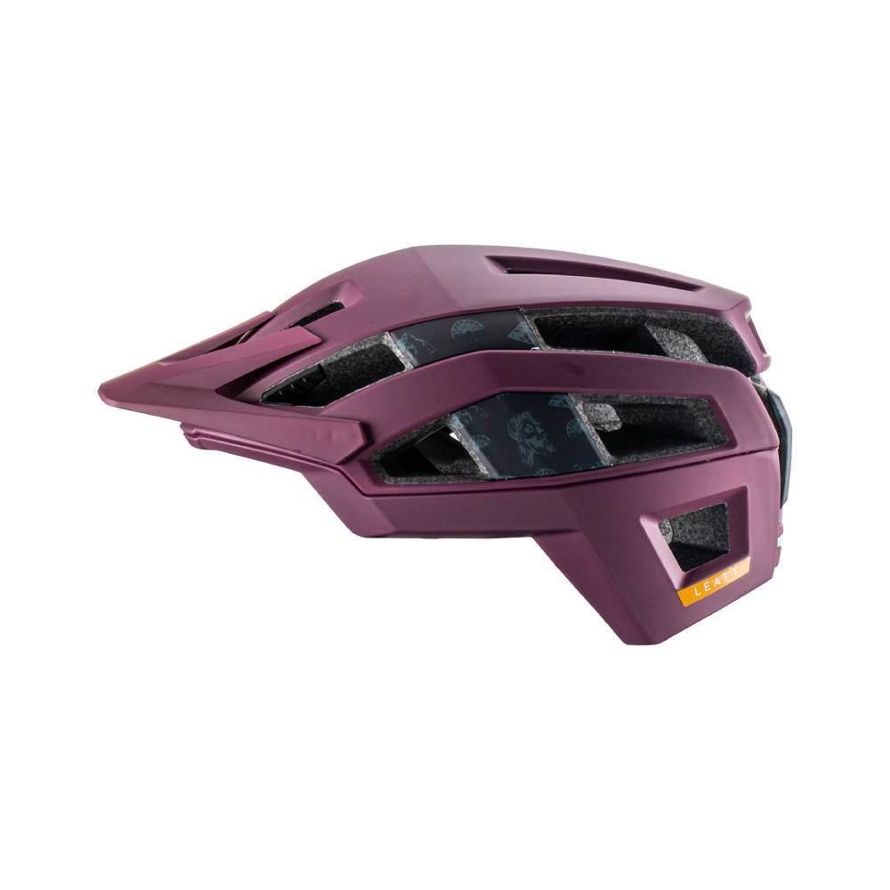 Leatt Kask Rowerowy Mtb Trail 3.0 V22 Helmet Malbec Kolor Fioletowy/Czarny