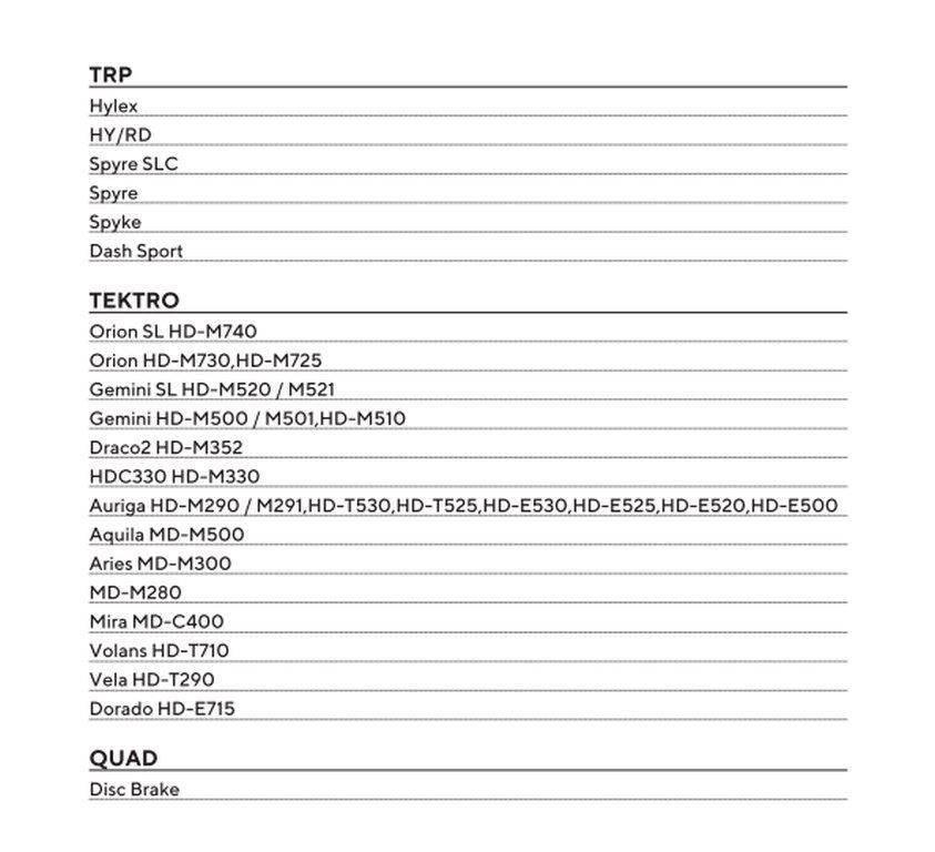 Moto-Master Bike Pro Klocki Hamulcowe Rowerowe Organiczne Pro Pasuje Do Shi - zdjęcie 3