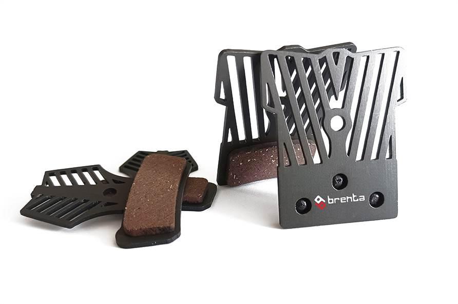 Brenta Bike Klocki Hamulcowe Rowerowe Organic Sport Z Radiatorem Pasuje Do - zdjęcie 2