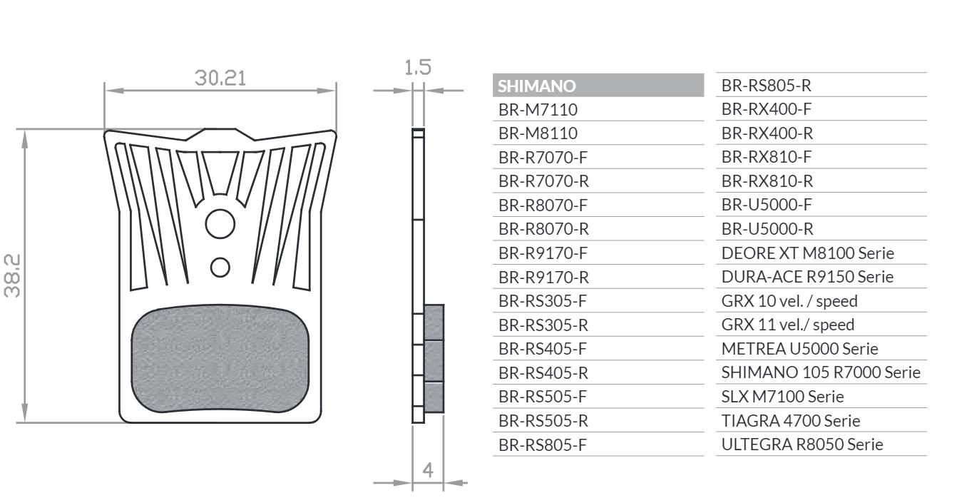 Brenta Bike Klocki Hamulcowe Rowerowe Organic Sport Z Radiatorem Mtb Szosa