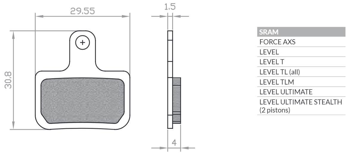Brenta Bike Klocki Hamulcowe Rowerowe Sinter Spiekane Metaliczne Pasuje Do