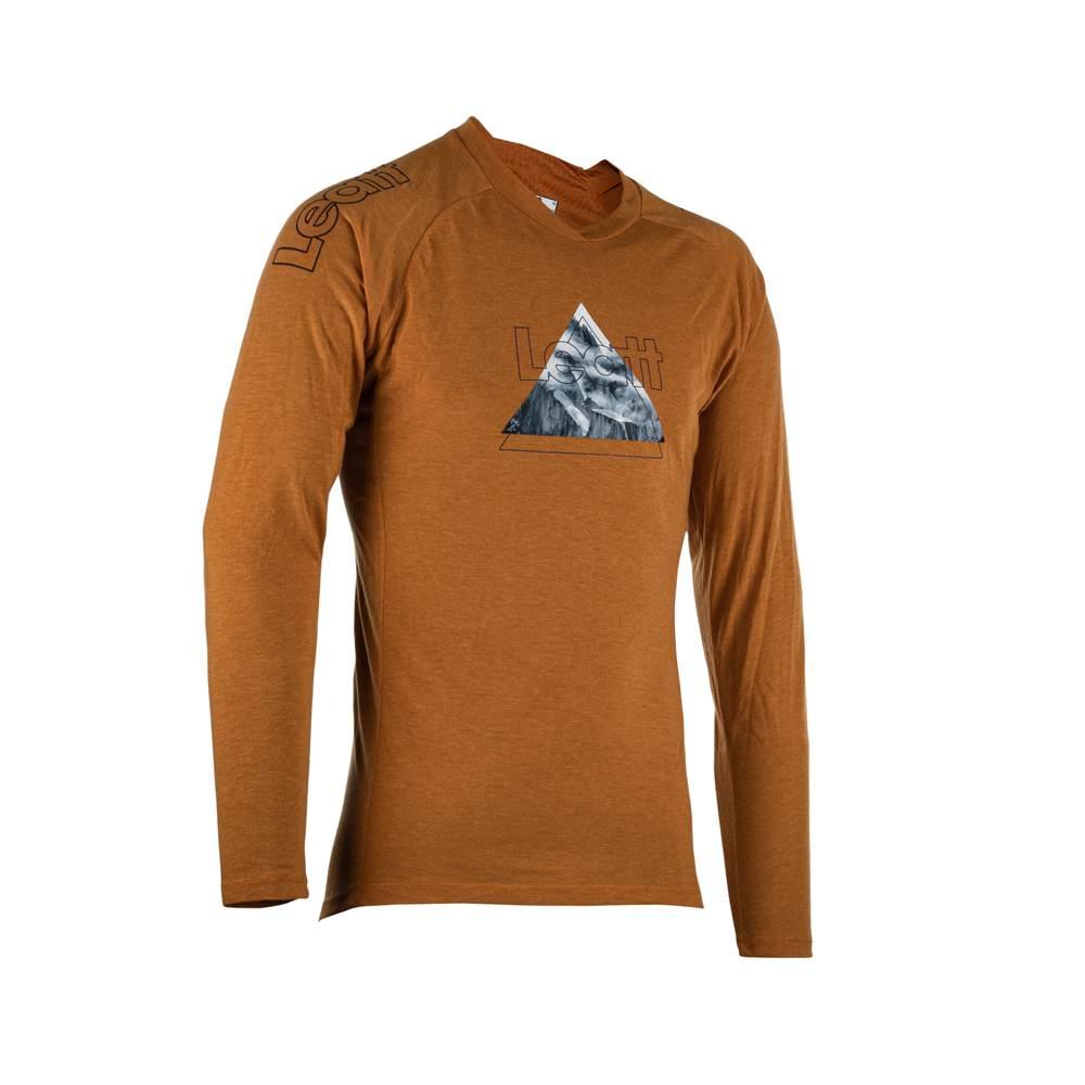 Leatt Koszulka Rowerowa Mtb Gravity 2.0 Jersey Suede Kolor Rdzawy Rozmiar S